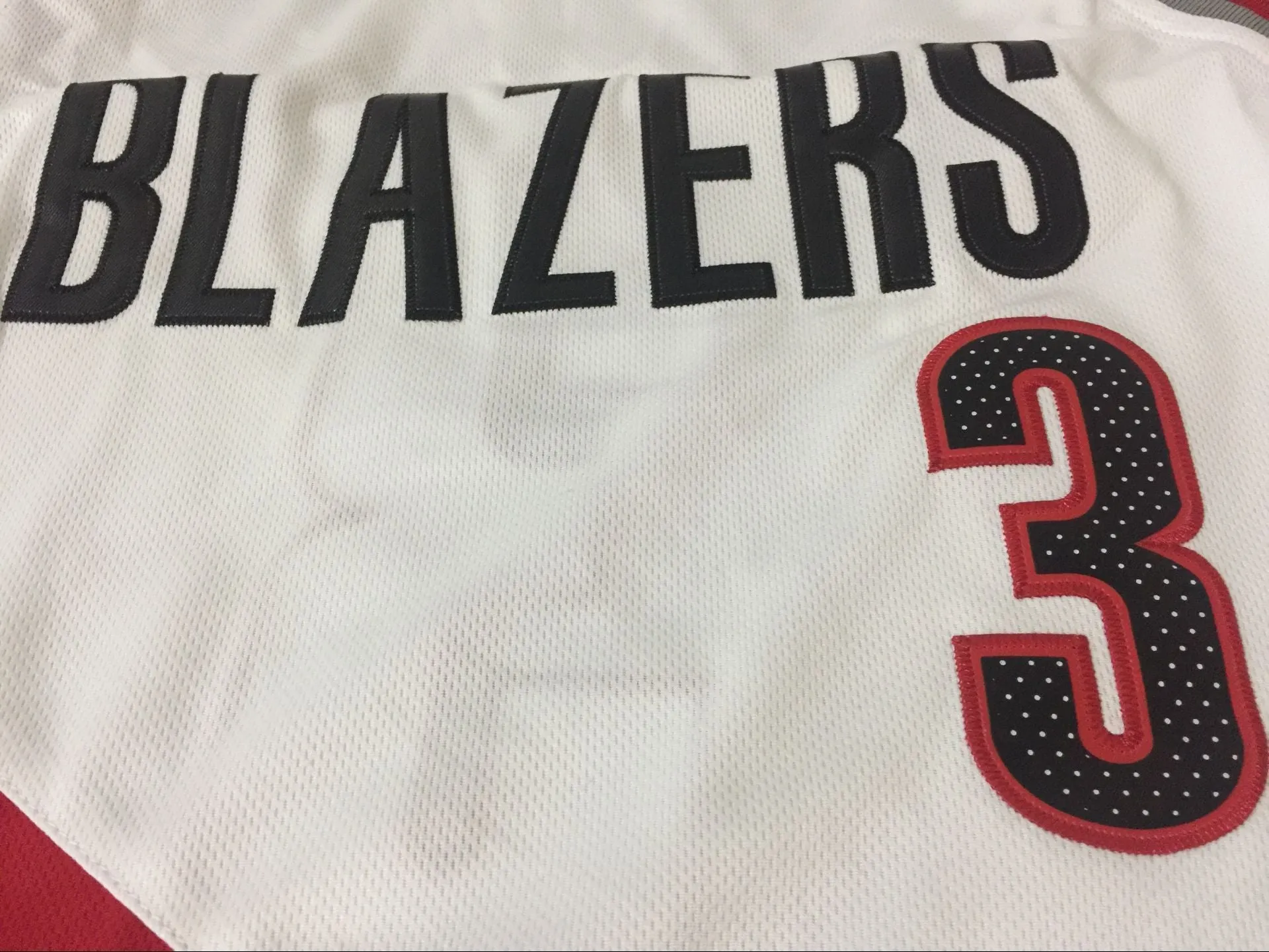 Men 3 C J McCollum Jersey White Portland Trail Blazers Jersey Fanatics