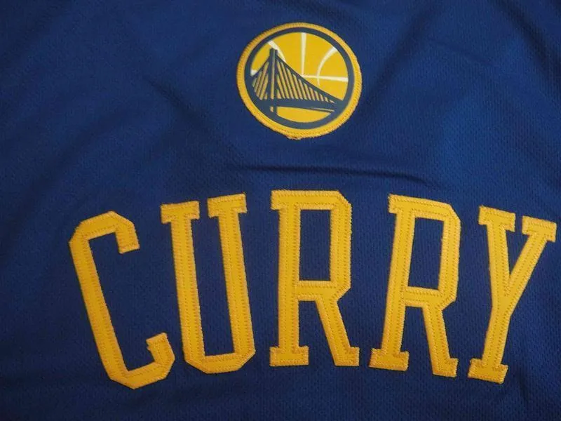 Men 30 Stephen Curry Jersey Blue Golden State Warriors Jersey Swingman