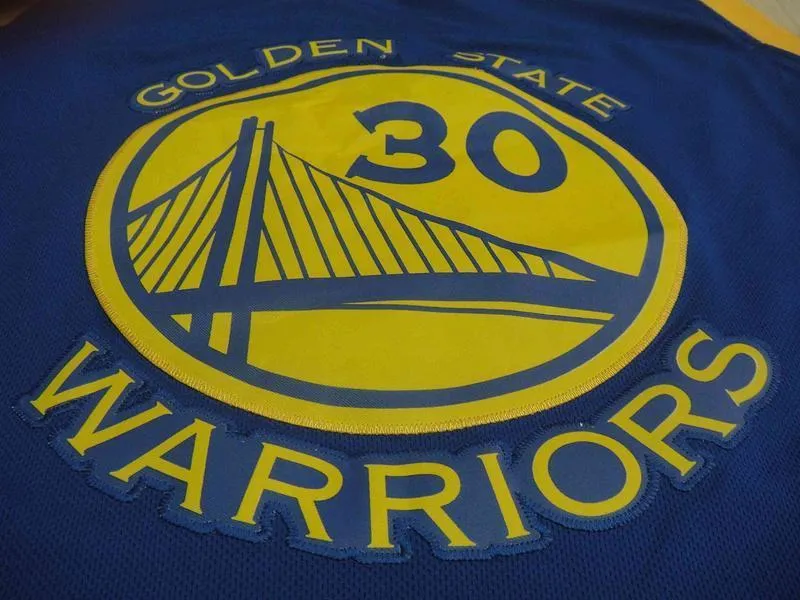 Men 30 Stephen Curry Jersey Blue Golden State Warriors Jersey Swingman