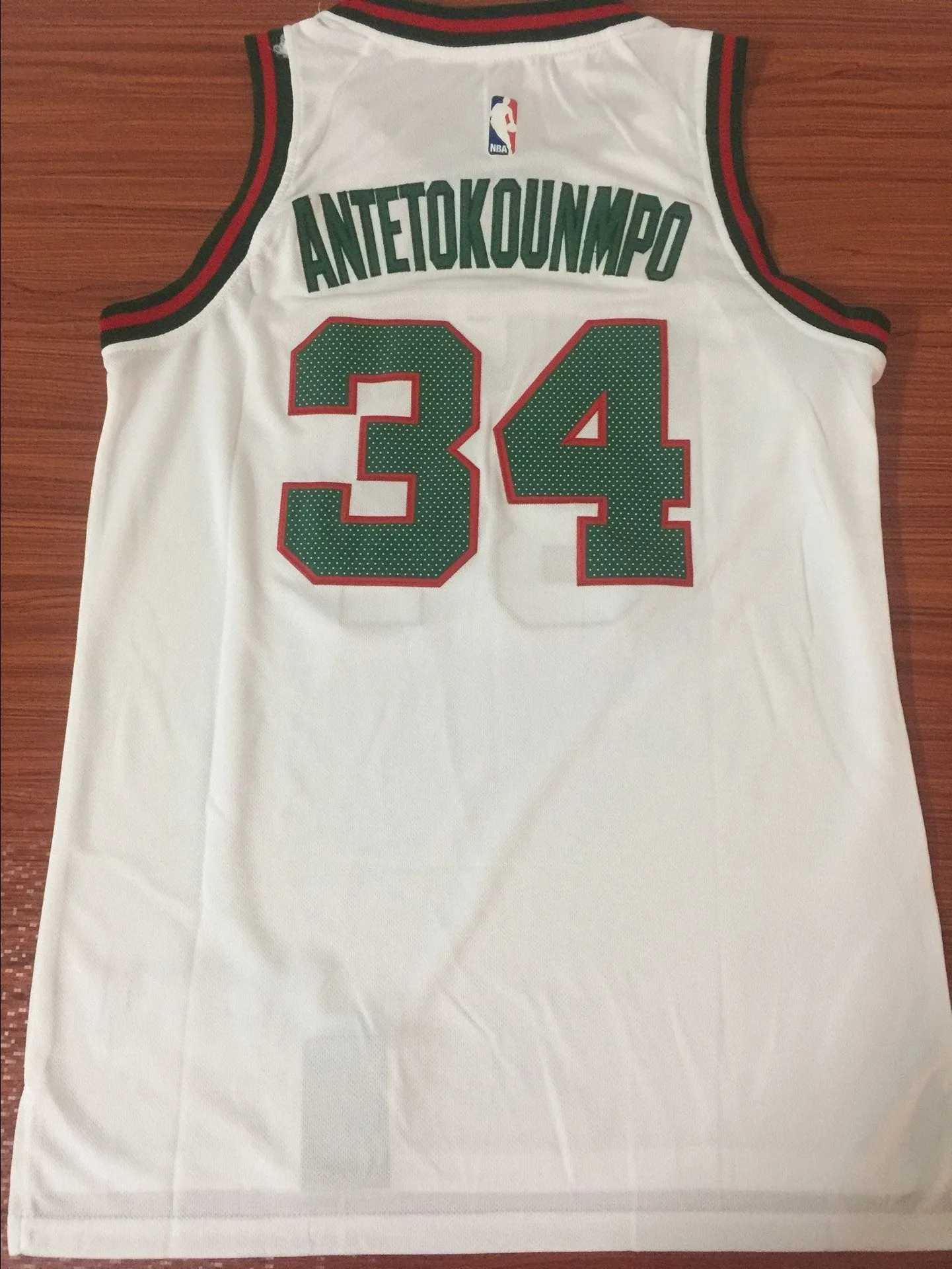 Men 34 Giannis Antetokounmpo Jersey White Milwaukee Bucks Fanatics