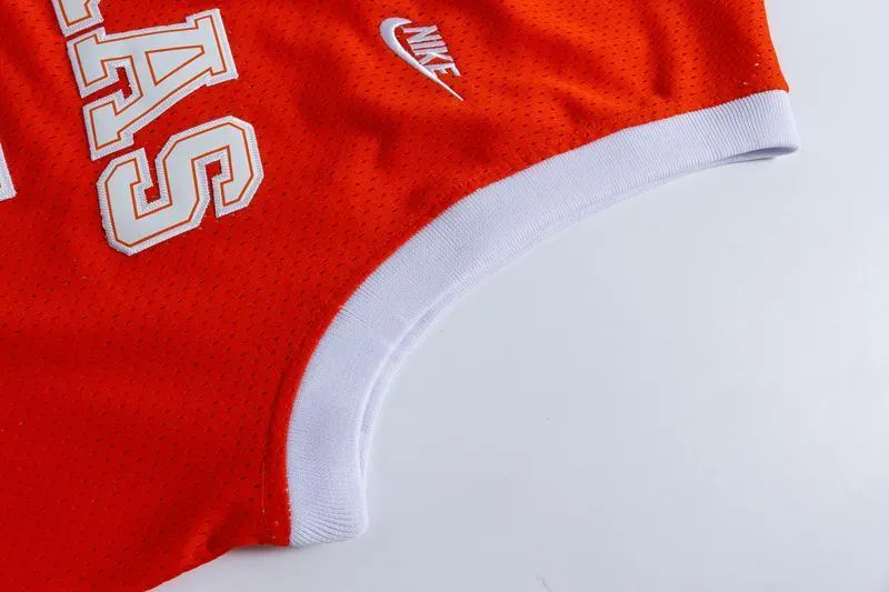 Men 35 Kevin Durant Swingman Jersey Orange Texas Longhorns Jersey