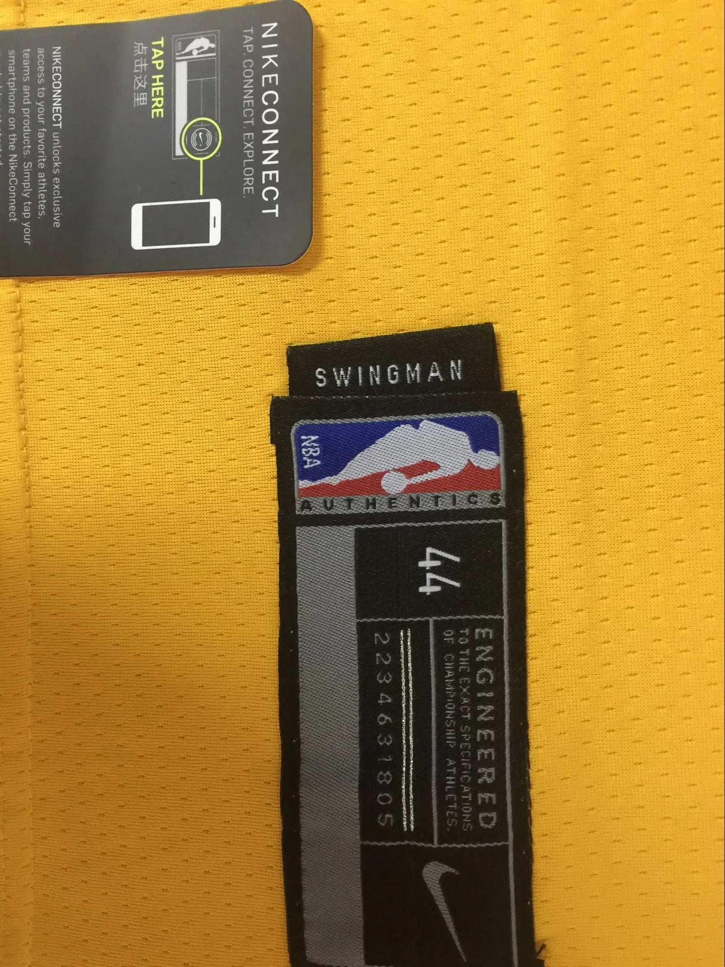 Men 45 Donovan Mitchell Utah Jazz Jersey Yellow Swingman Fanatics