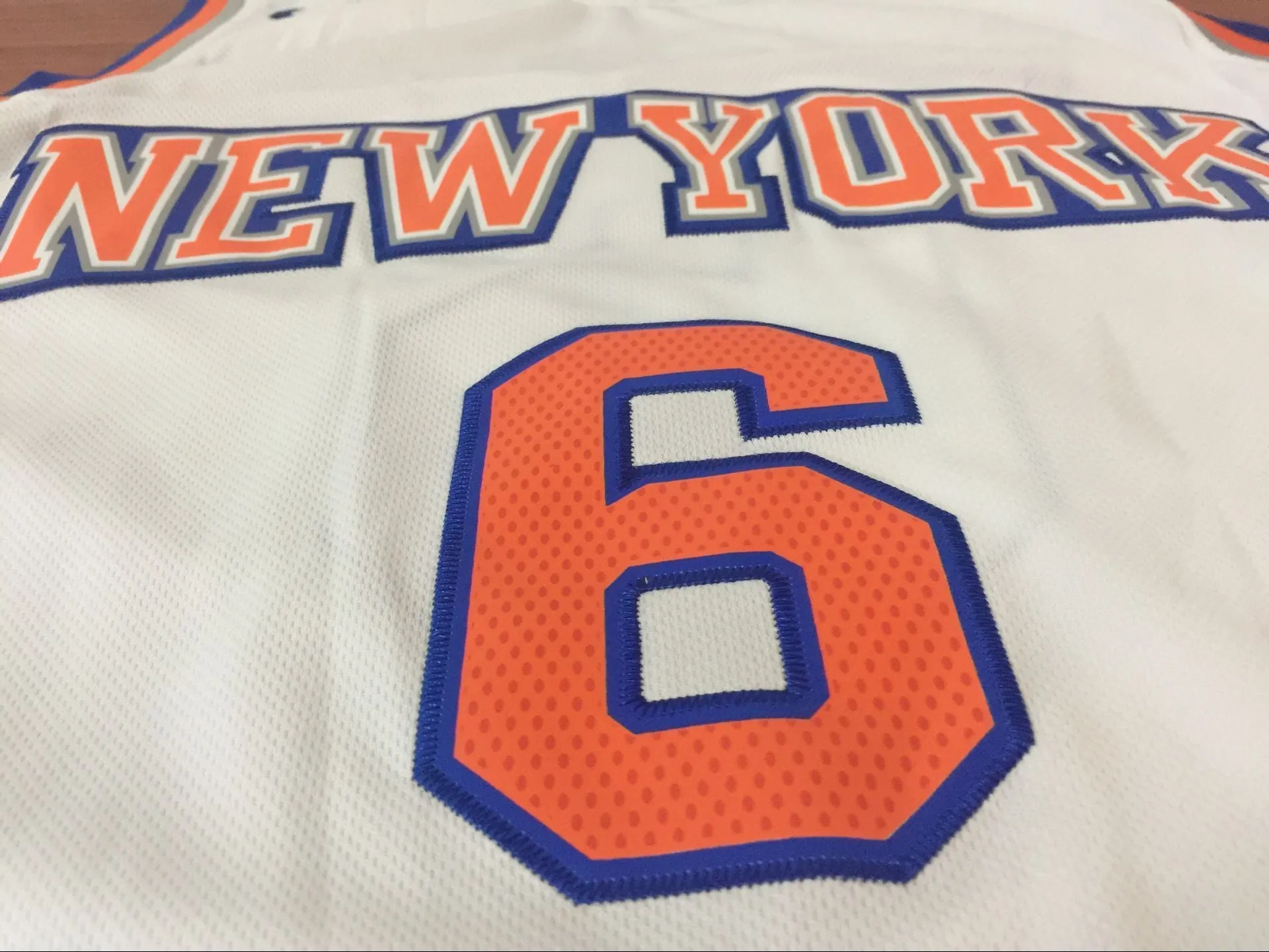 Men 6 Kristaps Porzingis Jersey New York Knicks Jersey White Fanatics