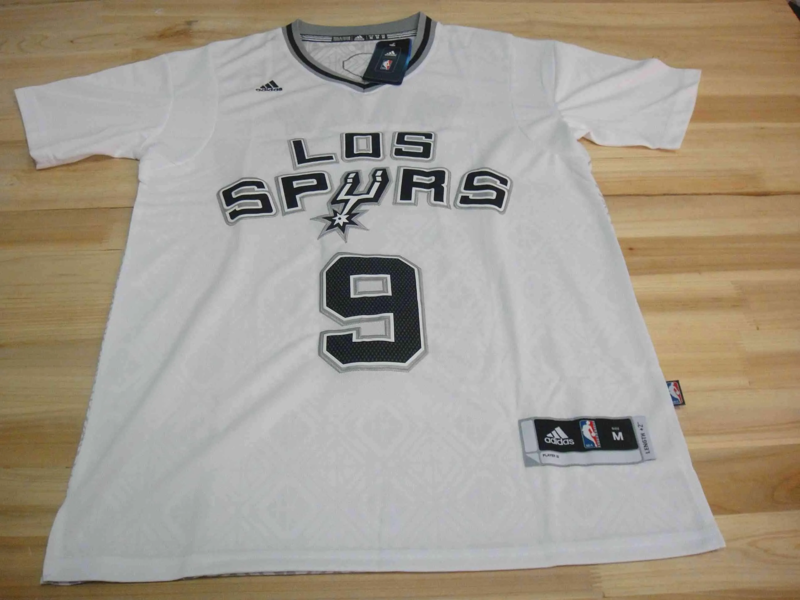 Men 9 Tony Parker Jersey Grey San Antonio Spurs Swingman Fanatics