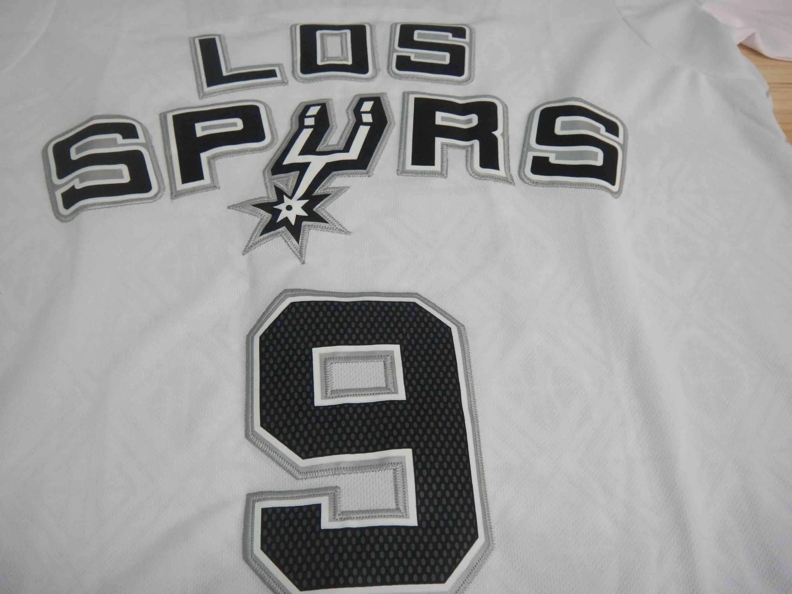 Men 9 Tony Parker Jersey Grey San Antonio Spurs Swingman Fanatics