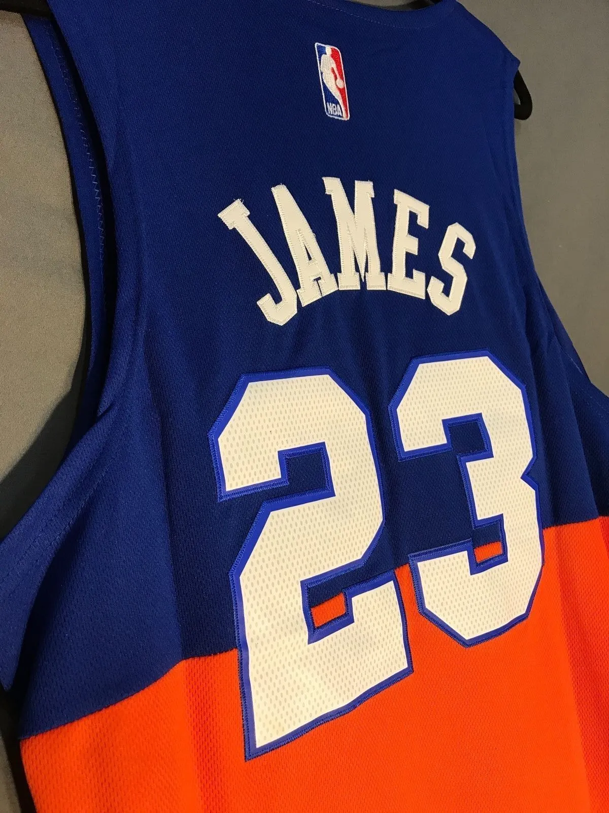 Men CAVS 23 Lebron James Jersey Orange Cleveland Cavaliers Jersey Swingman