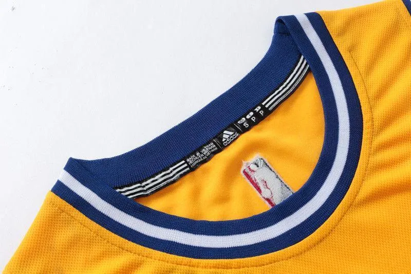 Men GSW 35 Kevin Durant Jersey Yellow City Edition Golden State Warriors