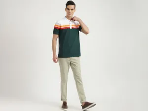 Mens Cropped Solid Jeans