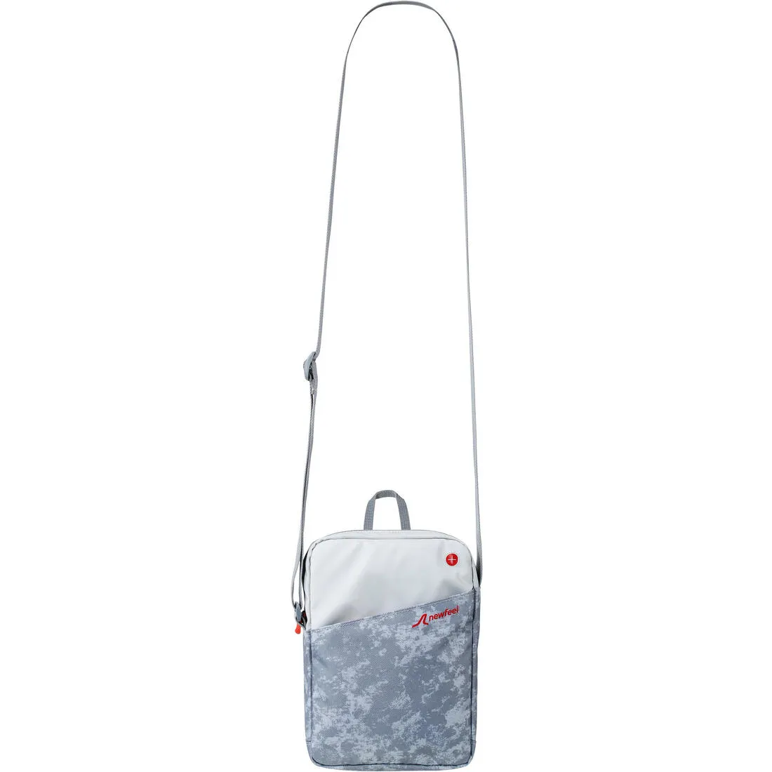 Mini shoulder bag - grey/pink