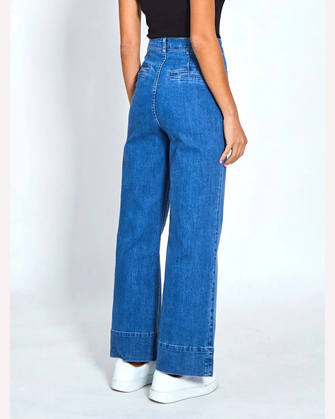 Monaco Jeans Milan Wide Leg Jean - Blue