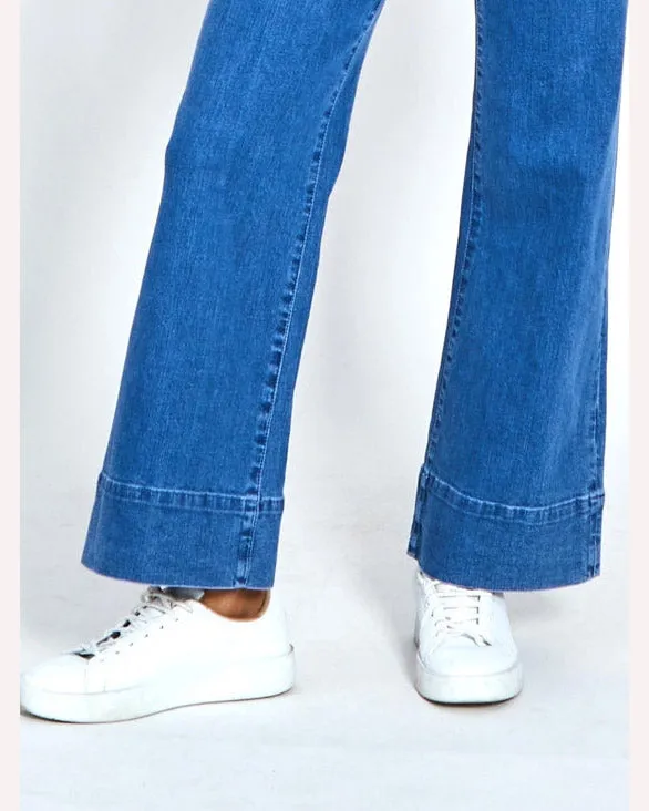 Monaco Jeans Milan Wide Leg Jean - Blue
