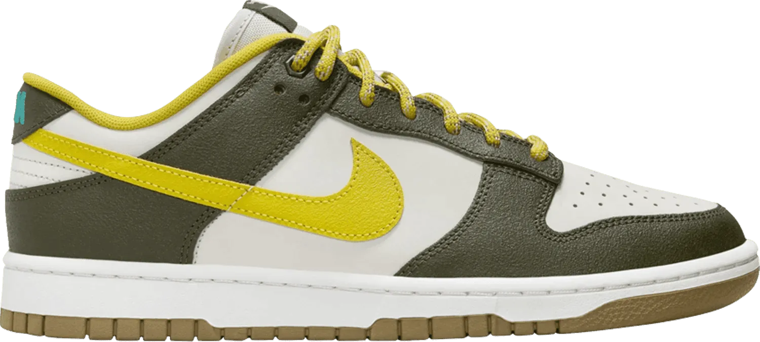 Nike Dunk Low Retro Premium Cargo Khaki Vivid Sulfur