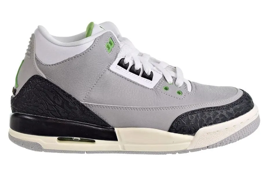 NIKE Men's Smoke Grey Air Jordan 3 Retro Sneakers #136064-006 NWOB