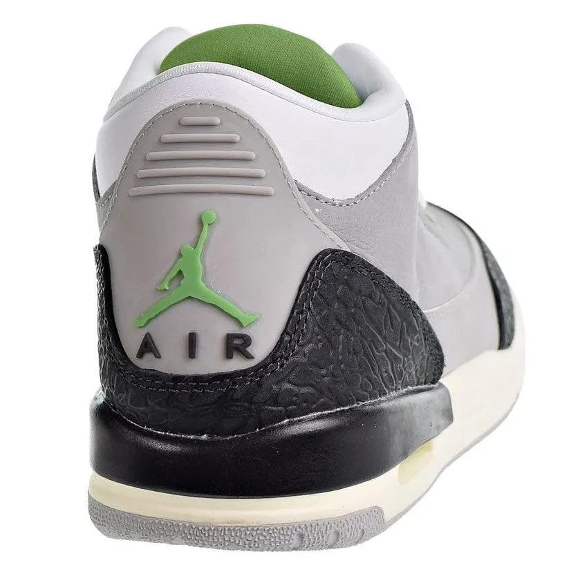NIKE Men's Smoke Grey Air Jordan 3 Retro Sneakers #136064-006 NWOB