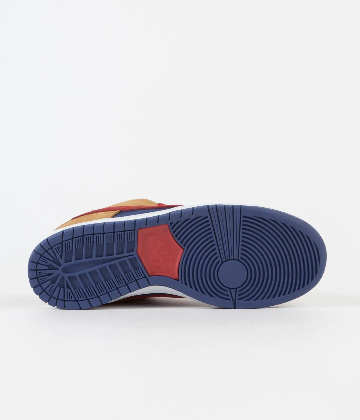 Nike SB Dunk Low Pro 'Papa Bear' Shoes - Wheat / Light Fusion Red - Dark Purple Dust - White