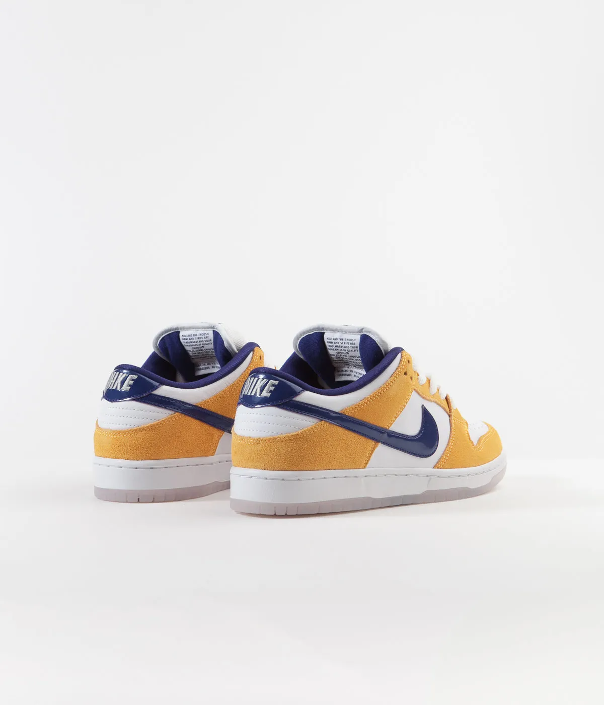 Nike SB Dunk Low Pro Shoes - Laser Orange / Regency Purple - Laser Orange