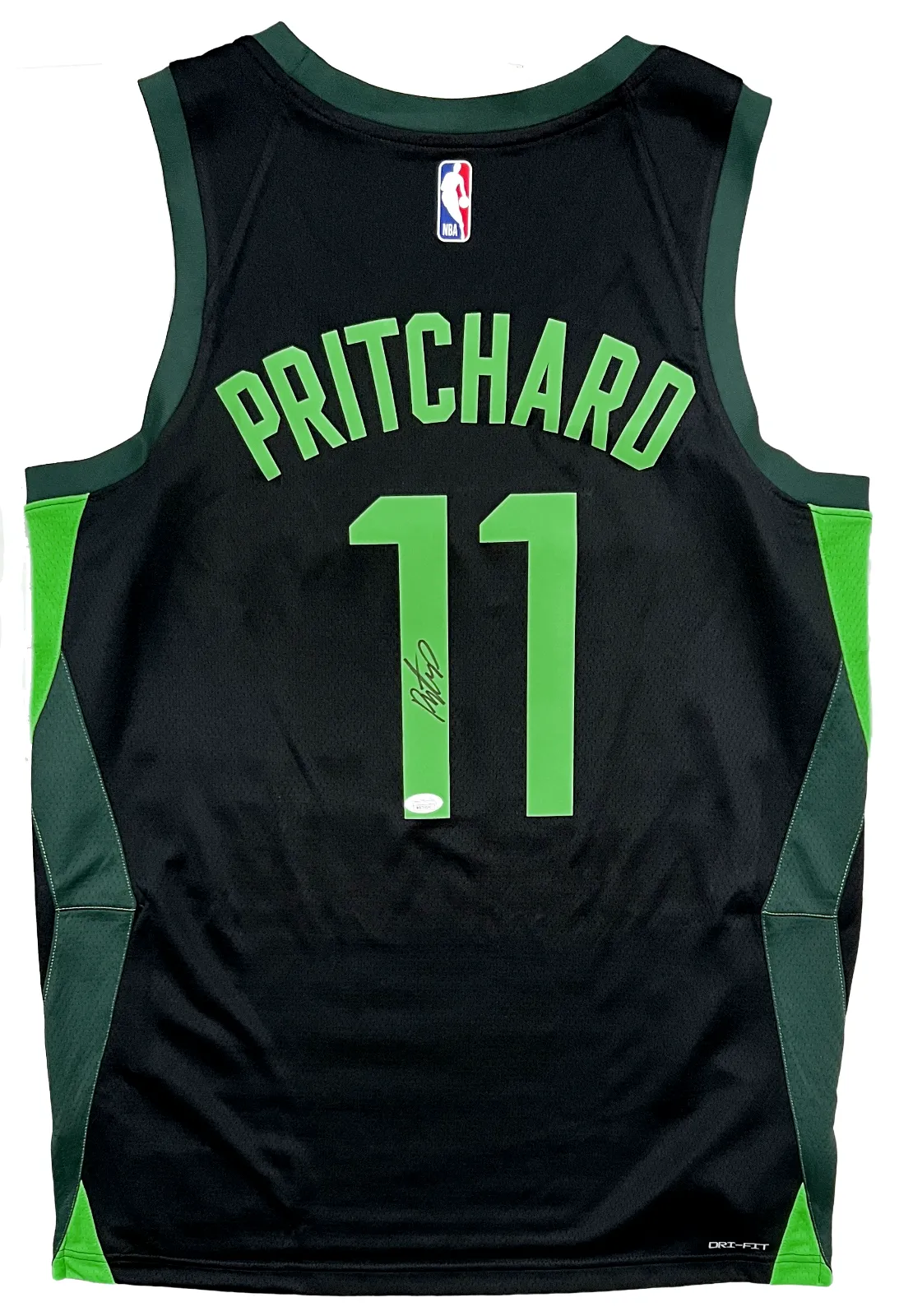 Payton Pritchard Celtics Signed 2024 Authentic Nike City Edition Jersey JSA