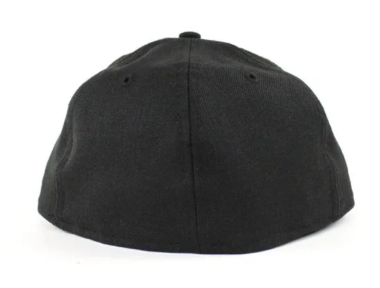 Pharaoh New Era 59Fifty Fitted Hat (Black Gold Jordan 4 Gray Under Brim)