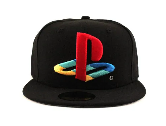 Playstation New Era 59Fifty Fitted Hats (Playstation x New Era Cap Gray Under Brim)
