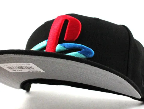 Playstation New Era 59Fifty Fitted Hats (Playstation x New Era Cap Gray Under Brim)