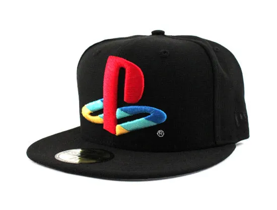 Playstation New Era 59Fifty Fitted Hats (Playstation x New Era Cap Gray Under Brim)