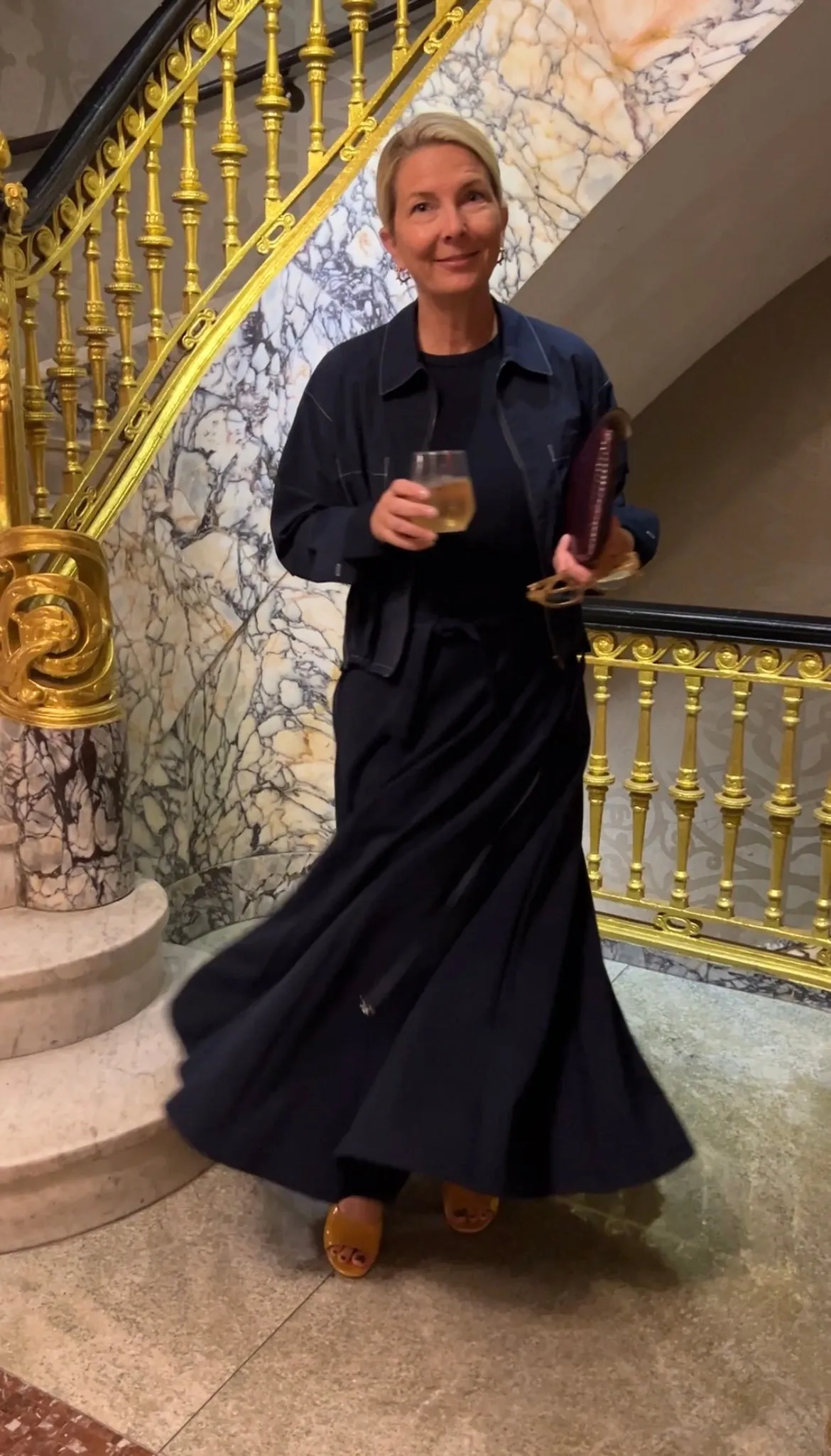 Principessa Swing Dress Midnight Blue