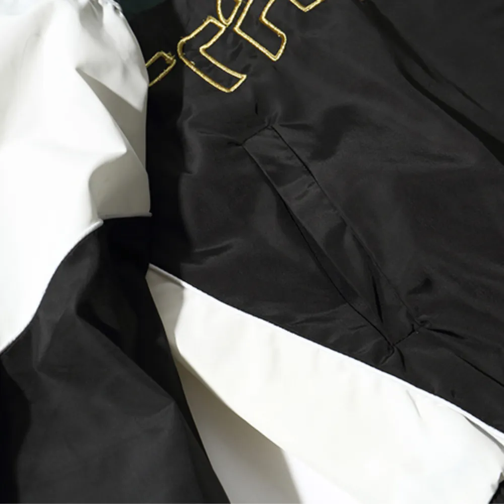 "4LIFE" Veste coupe vent Rouge streetwear - URB1™