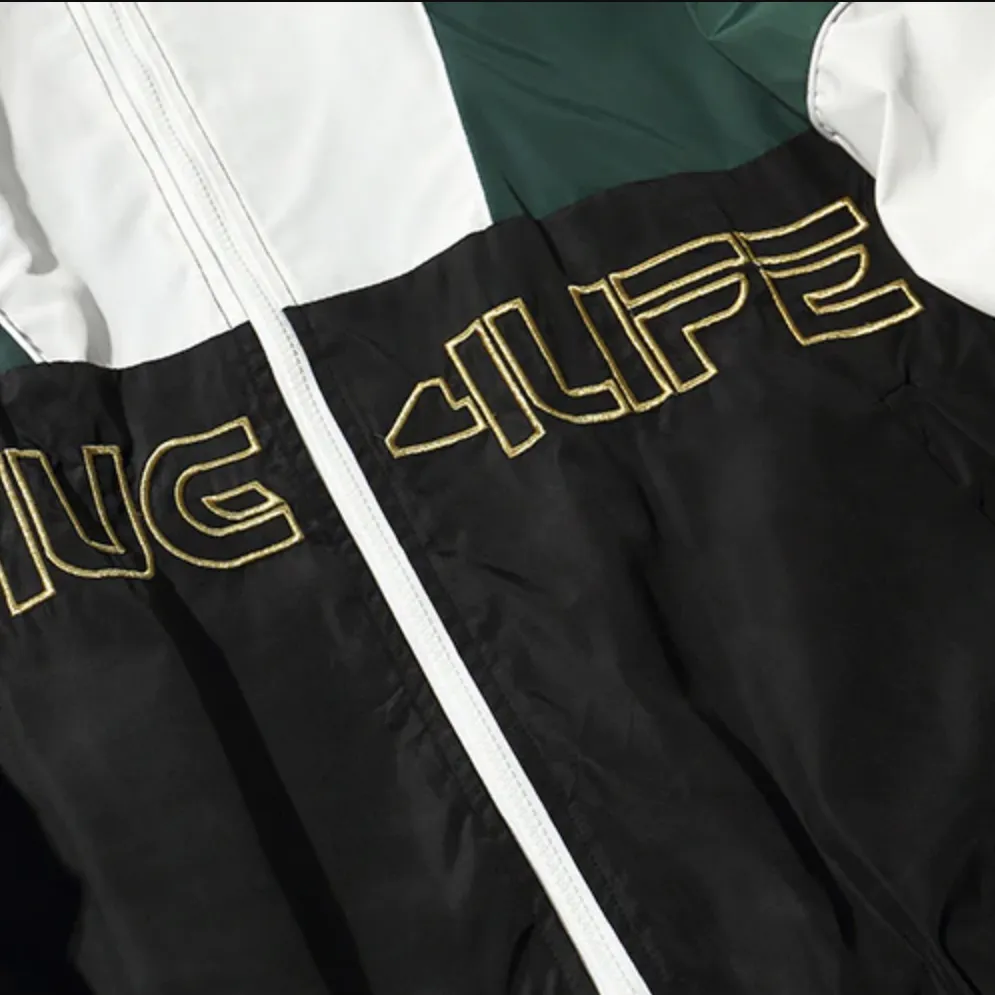 "4LIFE" Veste coupe vent Rouge streetwear - URB1™