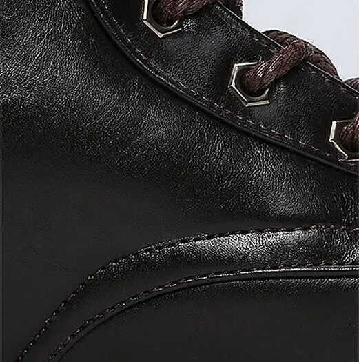 Retro Men's Buckle Boots 2 Color Options