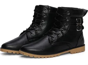 Retro Men's Buckle Boots 2 Color Options