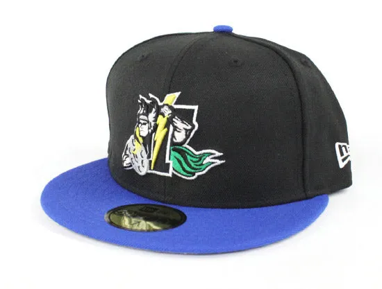 Retro Trenton Thunder New Era 59Fifty Fitted Hat (Jordan Laney 14 Gray Under Brim)