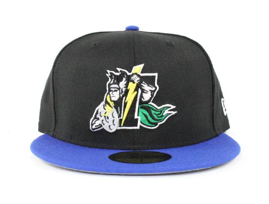 Retro Trenton Thunder New Era 59Fifty Fitted Hat (Jordan Laney 14 Gray Under Brim)