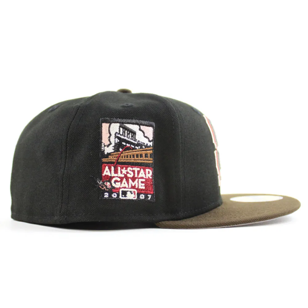 San Francisco Giants 2007 All Star Game New Era 59Fifty Fitted Hat (Black Walnut Gray Under Brim)