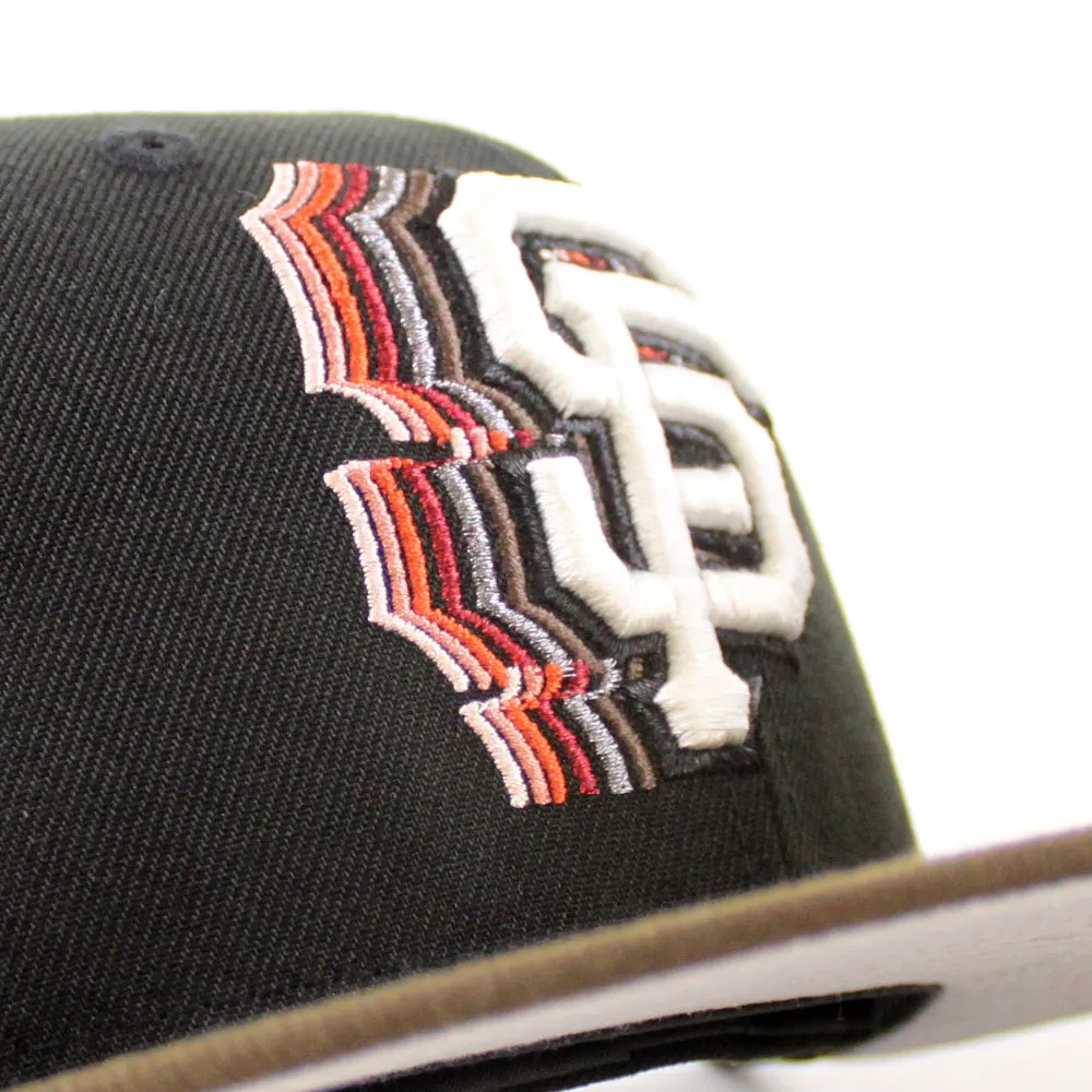 San Francisco Giants 2007 All Star Game New Era 59Fifty Fitted Hat (Black Walnut Gray Under Brim)