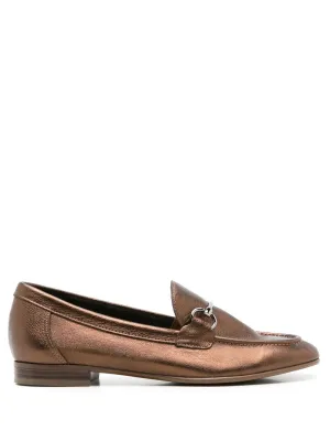 Sarah Chofakian Siena Oxford metallic loafers
