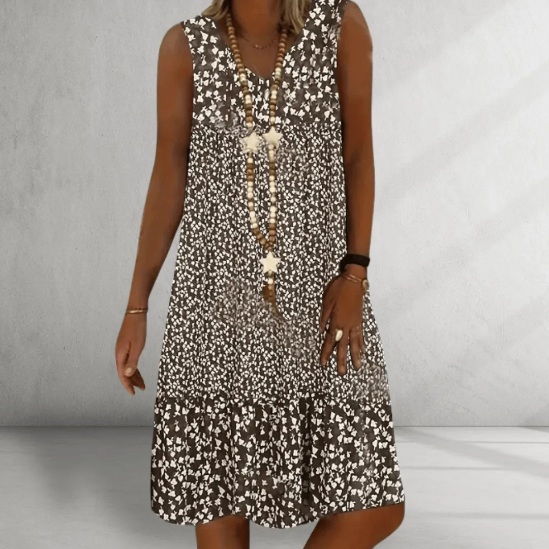 Sleeveless Dress – Floral Print – Relaxed Boho Summer Style