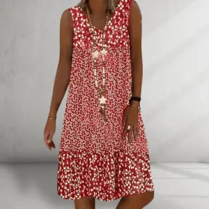 Sleeveless Dress – Floral Print – Relaxed Boho Summer Style
