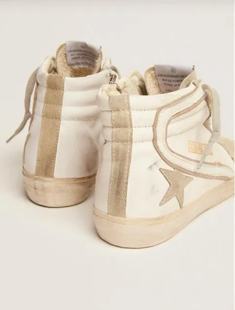 Slide Sneakers - White & Ice