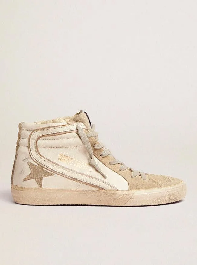 Slide Sneakers - White & Ice