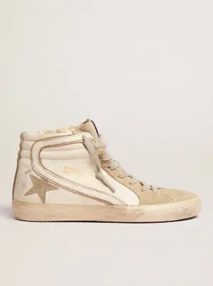 Slide Sneakers - White & Ice