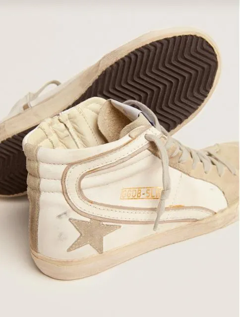 Slide Sneakers - White & Ice