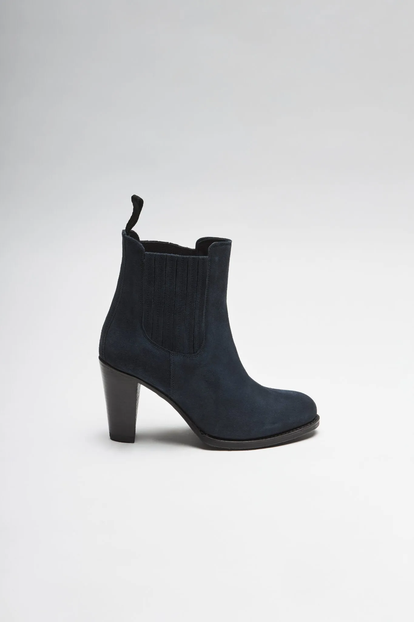 SOFIA Damen Blau Lederstiefelette