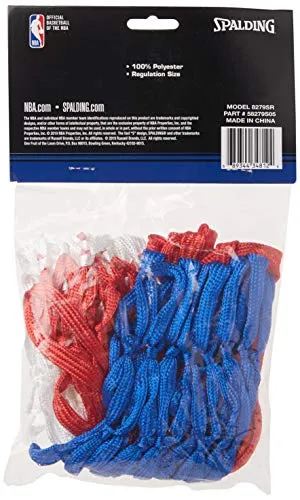 Spalding Pro-Shot Basketball Net, Blue-Red-White