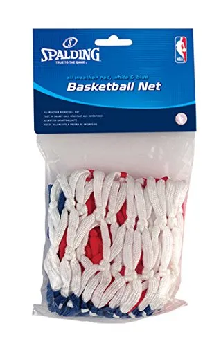 Spalding Pro-Shot Basketball Net, Blue-Red-White