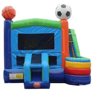Sports Bounce House Combo Wet n Dry