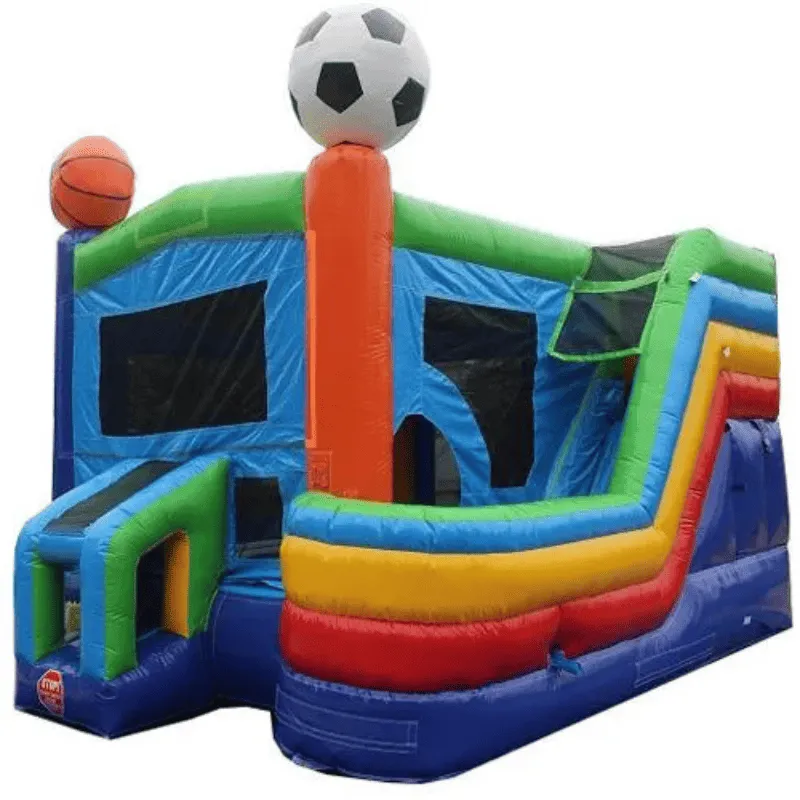 Sports Bounce House Combo Wet n Dry