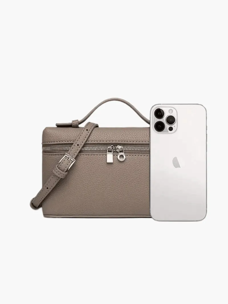 Structured Top Handle Handbag