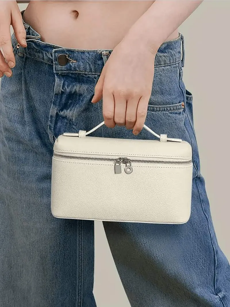 Structured Top Handle Handbag