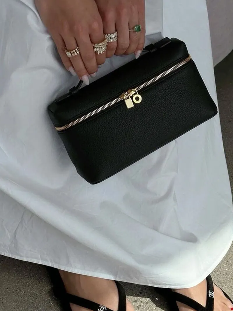 Structured Top Handle Handbag