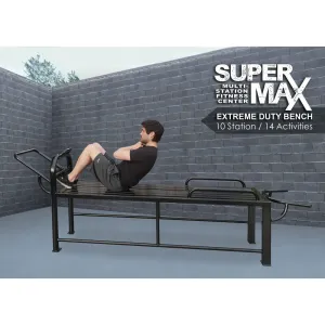 SuperMAX Extreme Duty Bench 10 Station